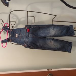 Fleece lined jean overalls by OshKosh B'gosh